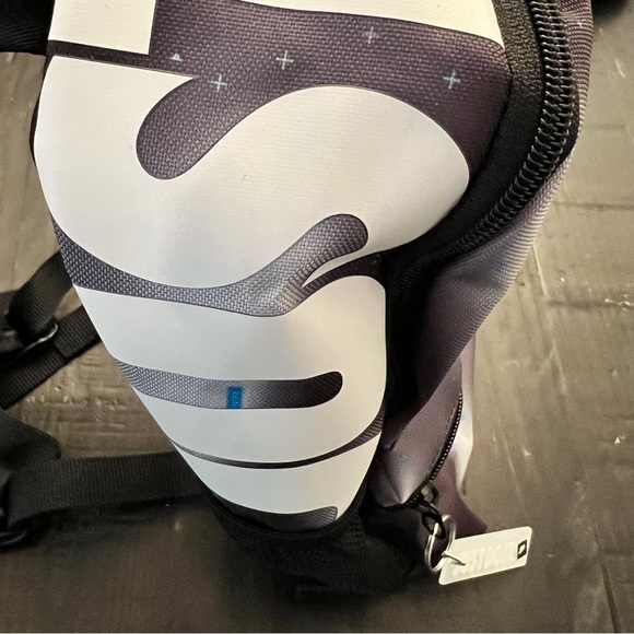 Nike Brasilia Just Do It Mini Backpack School Small Black Gray Galaxy NWT - Picture 11 of 11